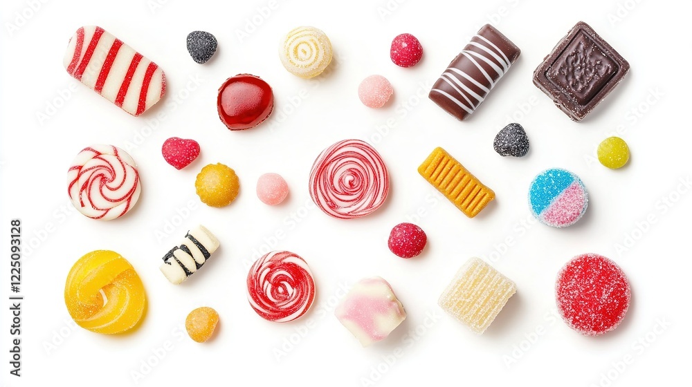 Obraz premium Candy and sweets are all around.