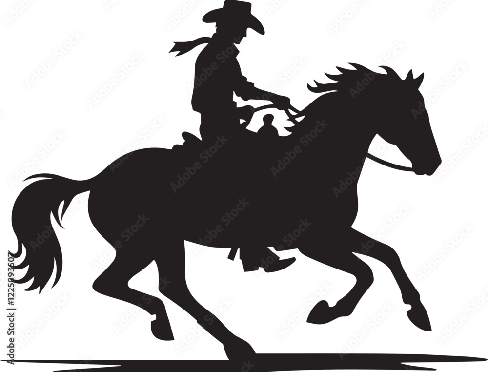 Vector horse silhouette art work Vector horse silhouette art work