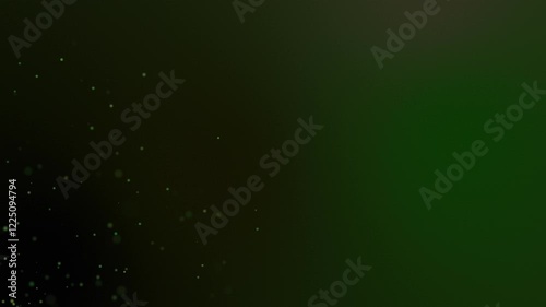 green background of small particles