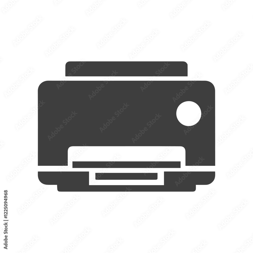 Modern Printer Icon for Fast Document Printing
Modern Printer Icon for Fast Document Printing