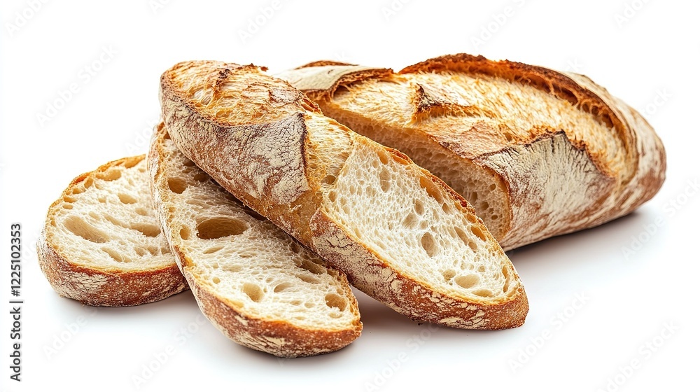 french bread white background french bread white background