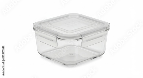 Clear Square Food Storage Container with Locking Lid