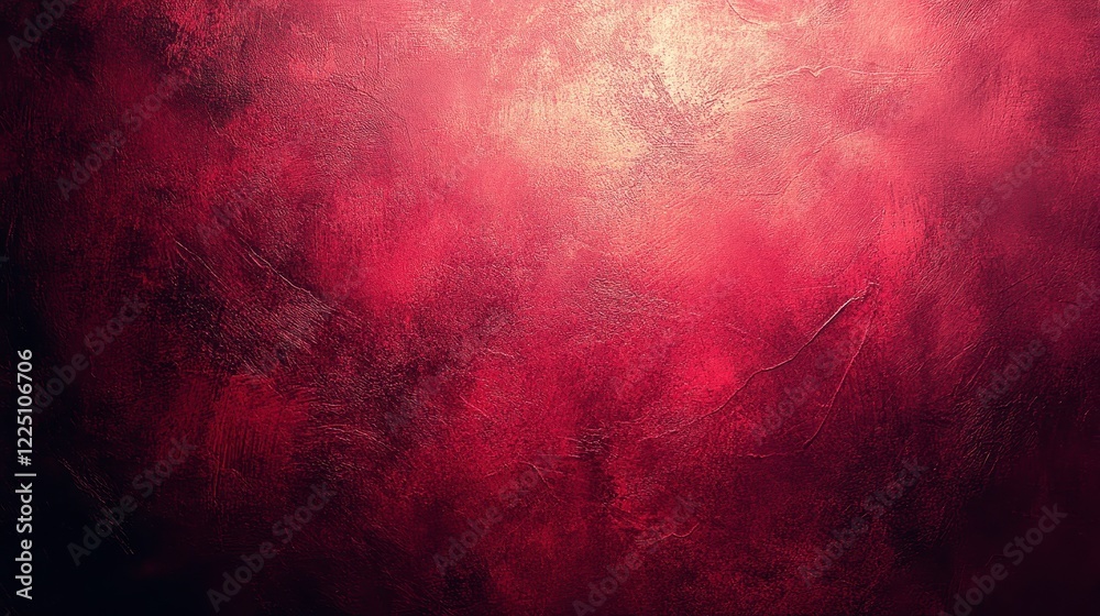 Abstract background texture with a gradient of deep red, burgundy, and light beige tones. The image features a mottled, speckled effect, creating a Abstract background texture with a gradient of deep red, burgundy, and light beige tones. The image features a mottled, speckled effect, creating a
