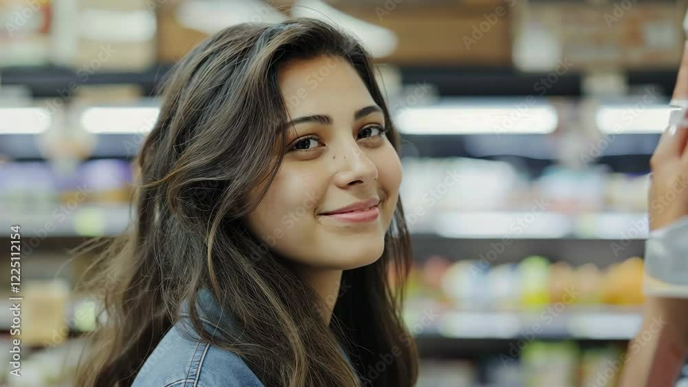 woman shopping in supermarket,buyer woman shopping in supermarket,buyer