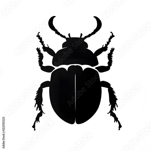 stag beetle vector illustration