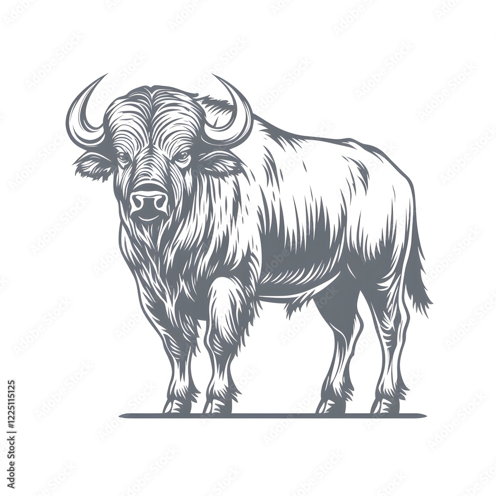 sketch of a bull sketch of a bull