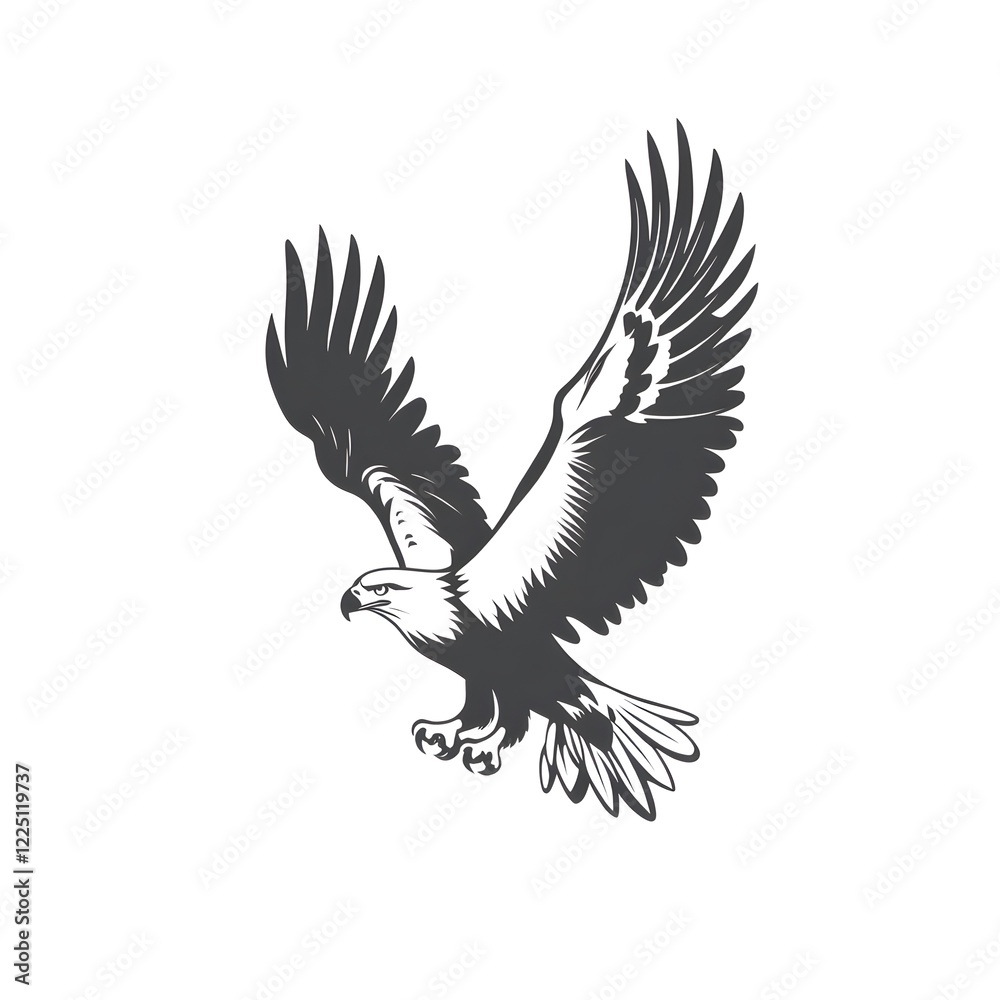 Obraz premium eagle vector illustration