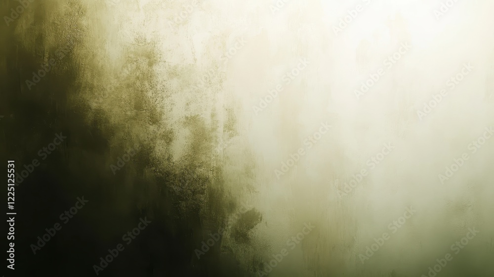 Abstract background with dark olive green and light beige gradient. Texture features a speckled, mottled effect, creating a faded, vintage aesthetic Abstract background with dark olive green and light beige gradient. Texture features a speckled, mottled effect, creating a faded, vintage aesthetic