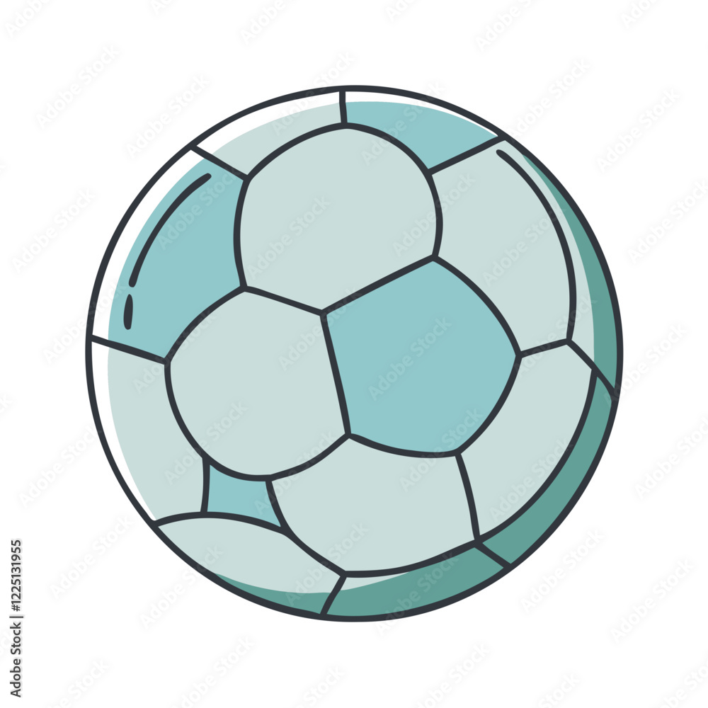 Obraz premium soccer ball icon, soccer ball vector illustration-simple illustration of soccer ball, perfect for soccer ball logos and icons