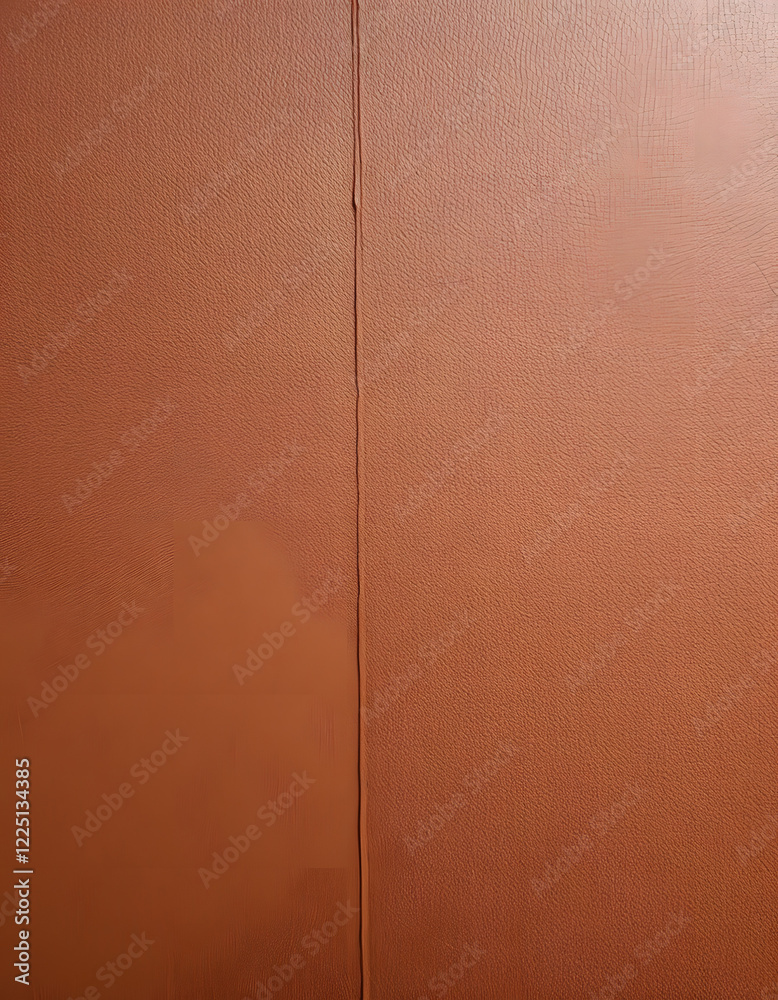 Fototapeta premium Old vintage brown leather background, 8k, with white tones