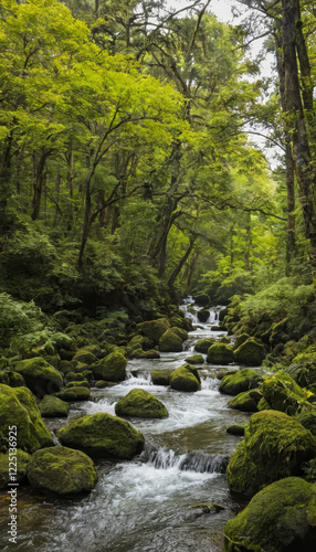 waterfall in the forest