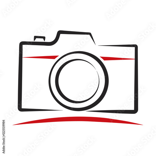 full editable camera logo design for company 
