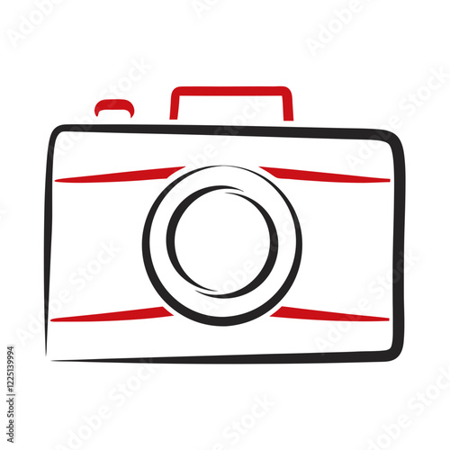 full editable camera logo design for company 