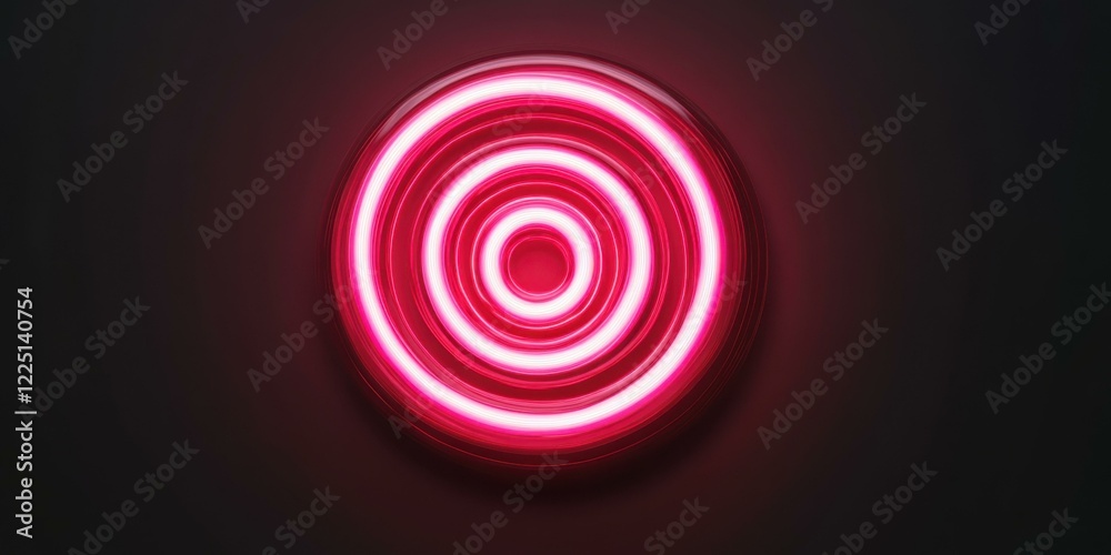 Abstract neon light circles on a dark background, suitable for advertising, modern art displays, or nightlife promotions. Abstract neon light circles on a dark background, suitable for advertising, modern art displays, or nightlife promotions.