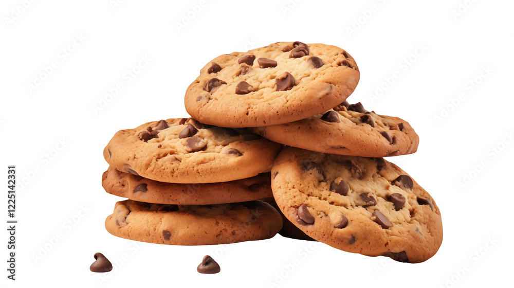 Delicious Chocolate Chip Cookies Stacked High Delicious Chocolate Chip Cookies Stacked High