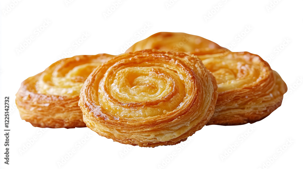 Delicious pastry swirls fresh from the bakery ready to be enjoyed at breakfast Delicious pastry swirls fresh from the bakery ready to be enjoyed at breakfast