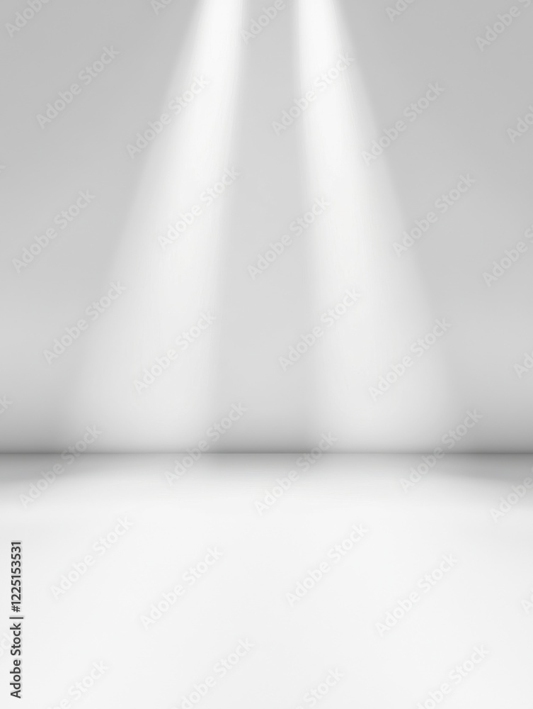 Obraz premium Blank light grey blurred background with radial gradient. Studio room backdrop. vignette photo effect. White gray empty template gradient illustration