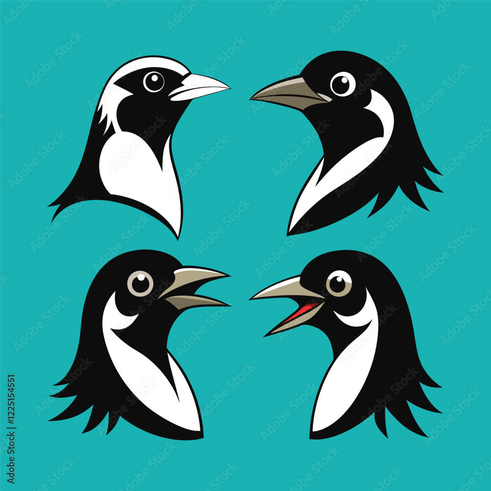 Fototapeta premium set of bird