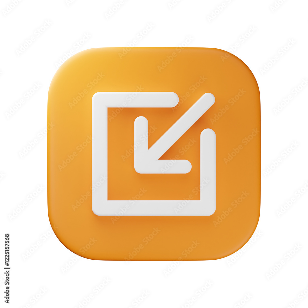 3d minimize icon 3d minimize icon
