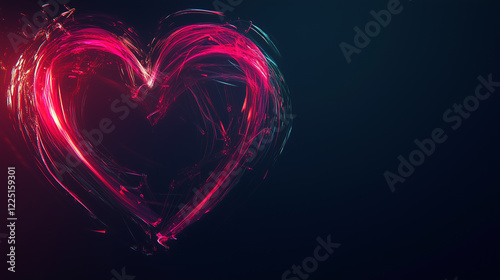 Neon Love Symbol