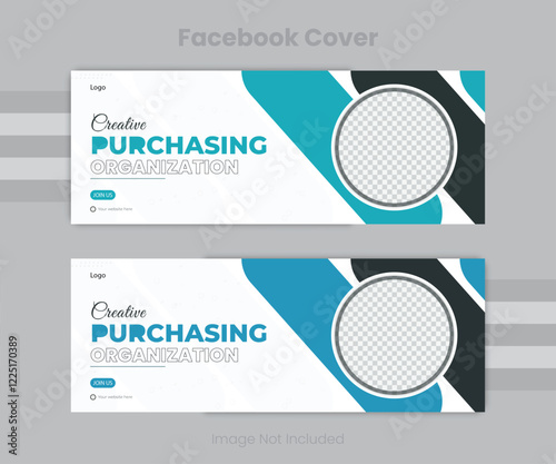 Corporate Facebook cover and banner template 