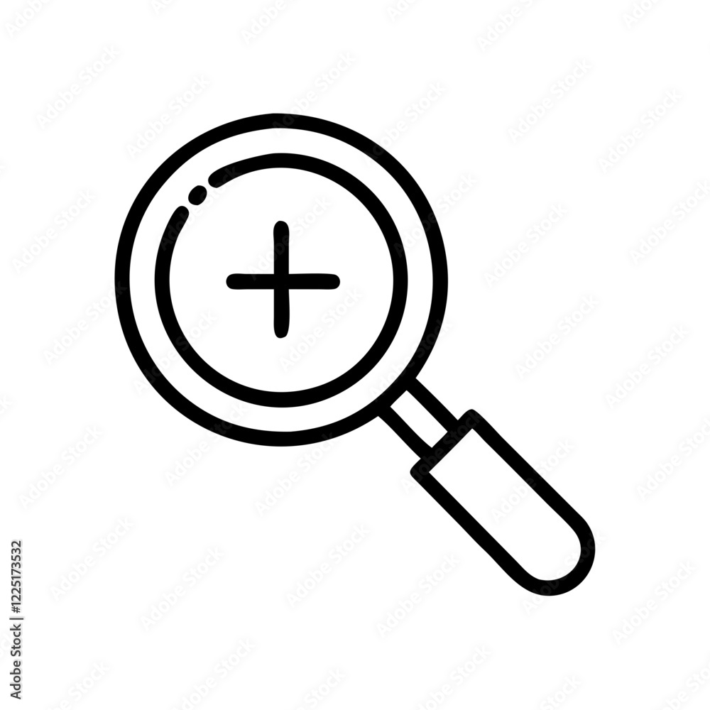 Magnifying Glass Zoom In Icon Magnifying Glass Zoom In Icon
