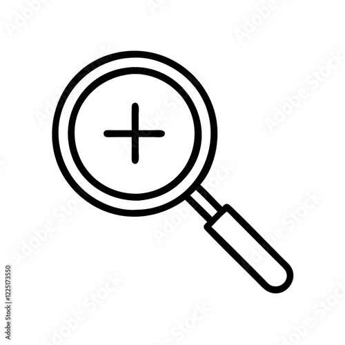 Magnifying Glass Zoom In Icon