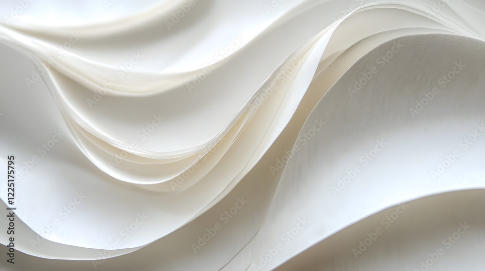 Obraz premium rough White paper texture