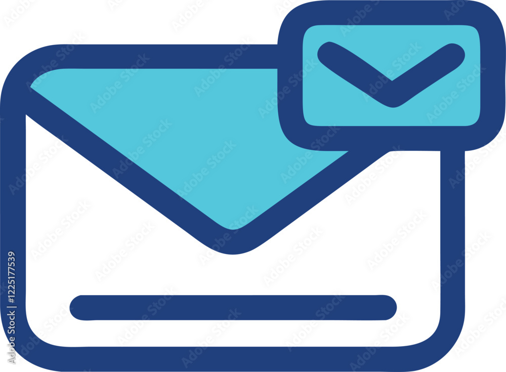 Clean and Simple Email Sending Icon Clean and Simple Email Sending Icon