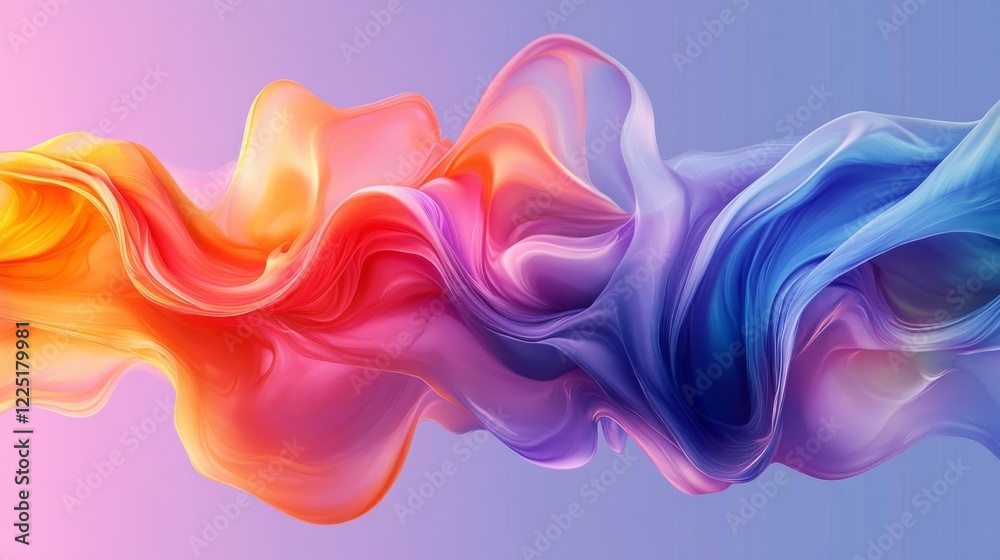Abstract colorful fluid liquid paint background swirls with artistic expression creates an vibrant visual Abstract colorful fluid liquid paint background swirls with artistic expression creates an vibrant visual