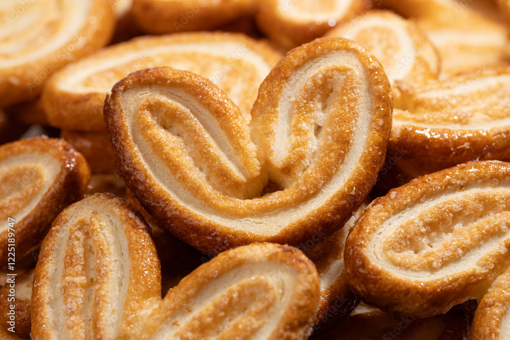 Fototapeta premium Dessert. Puff pastry cookies