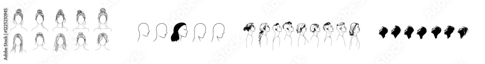 A modern drawing of a group of people standing in a single line. Crowd gathered for a concert or meeting. Men and women waiting in a queue. Audience members sitting in a conference hall A modern drawing of a group of people standing in a single line. Crowd gathered for a concert or meeting. Men and women waiting in a queue. Audience members sitting in a conference hall