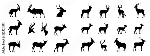 Kudu Horn Silhouette