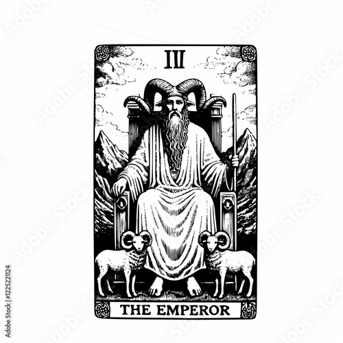 The Emperor Tarot Card Description