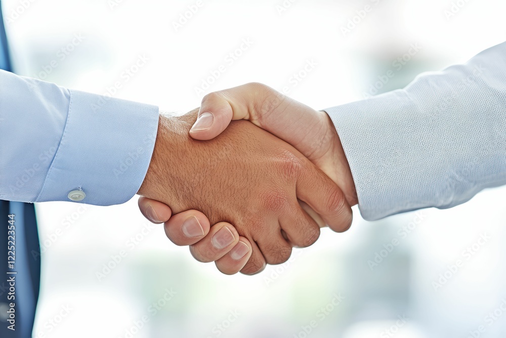 A close up shot of two individuals shaking hands, symbolizing agreement and partnership, with soft lighting emphasizing professionalism. A close up shot of two individuals shaking hands, symbolizing agreement and partnership, with soft lighting emphasizing professionalism.