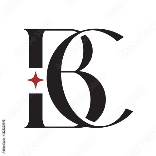 Initial BC or CB creative, modern, and elegant vector logo design templates for luxury business