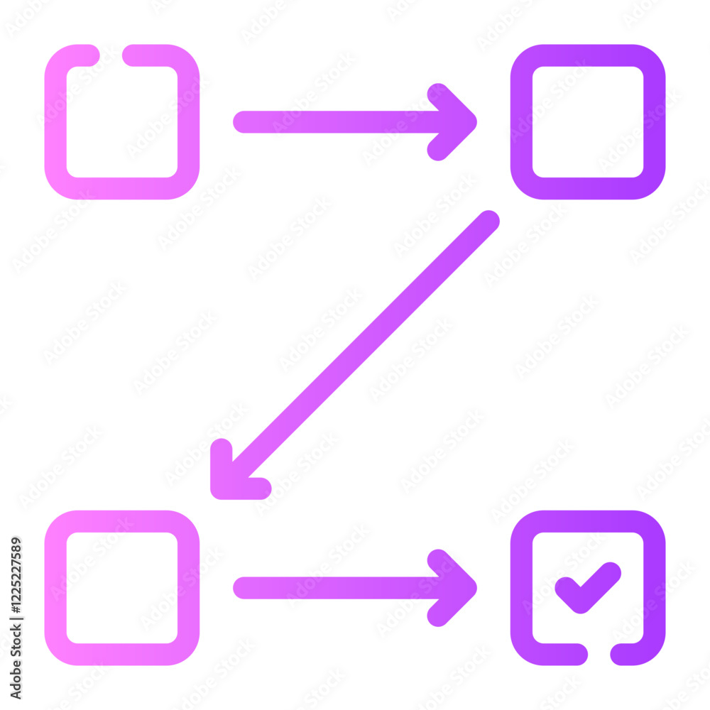 project management gradient icon project management gradient icon