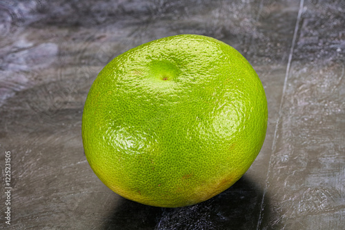 Green ripe fruit sweetie citrus photo