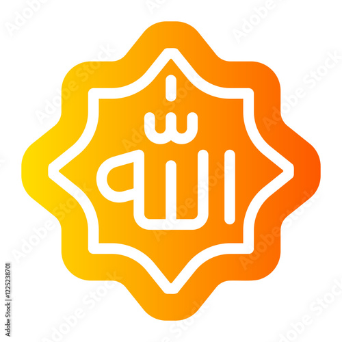allah gradient icon