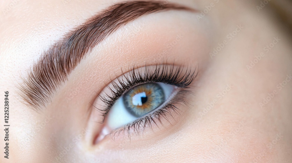 Mesmerizing Close up of a Woman s Flawless Glowing Skin and Captivating Eyes with Elegant Makeup Mesmerizing Close up of a Woman s Flawless Glowing Skin and Captivating Eyes with Elegant Makeup