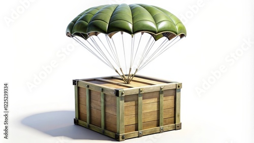 Crate Delivery by Parachute