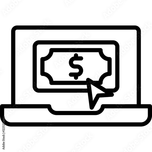 Pay Per Click line icon