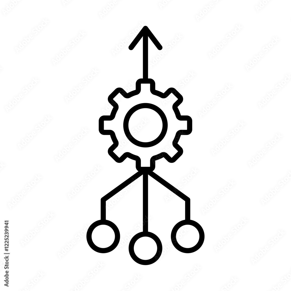 Consolidation icon Flat vector set outline Consolidation icon Flat vector set outline