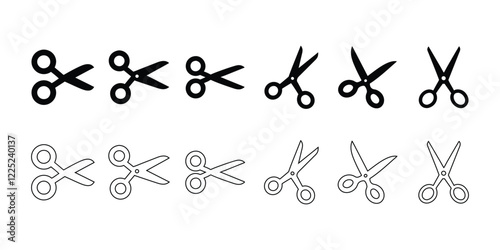 scissors Icons Set