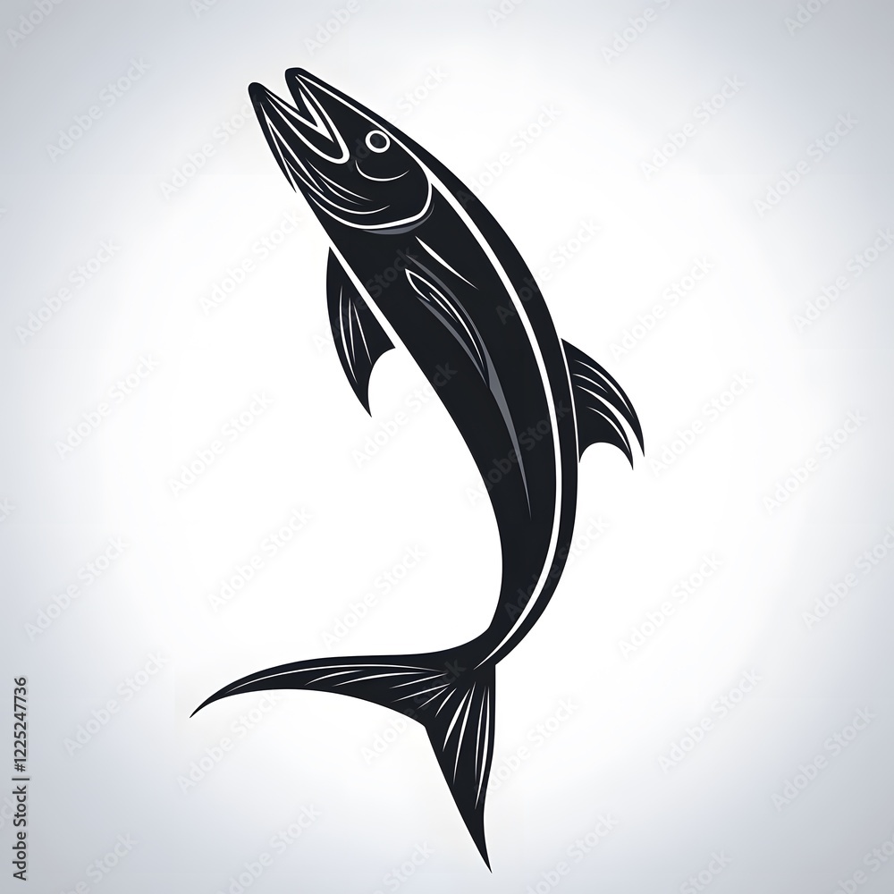 Naklejka premium vector illustration of a fish