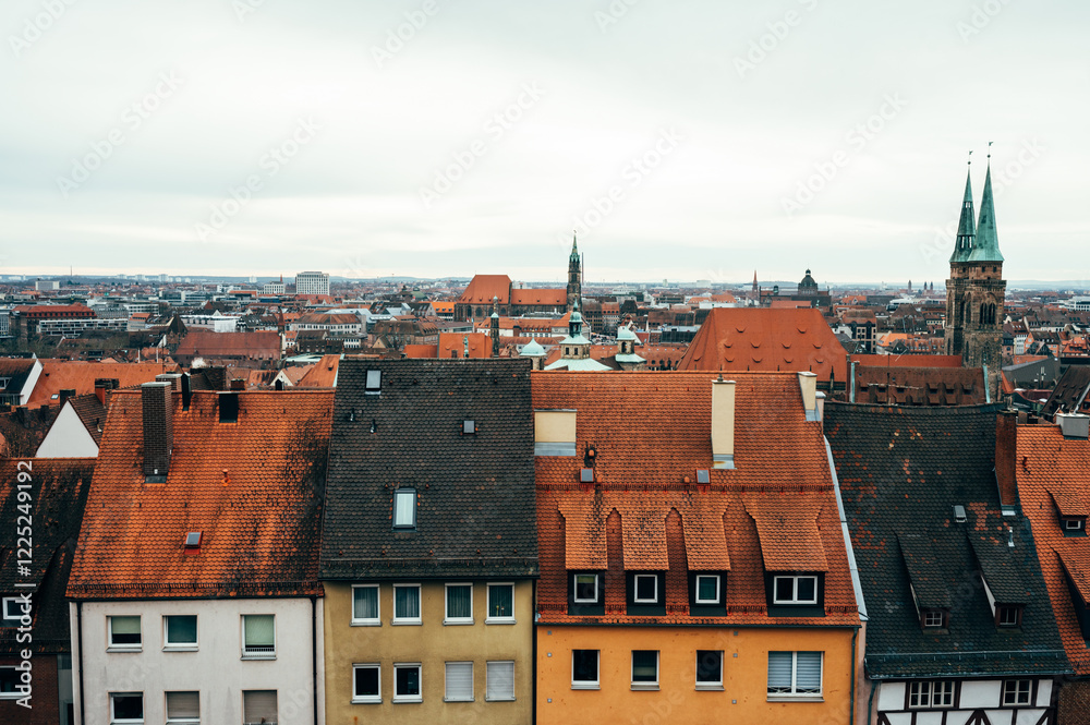 View of Nuremberg, Panorama skyline , Germany View of Nuremberg, Panorama skyline , Germany