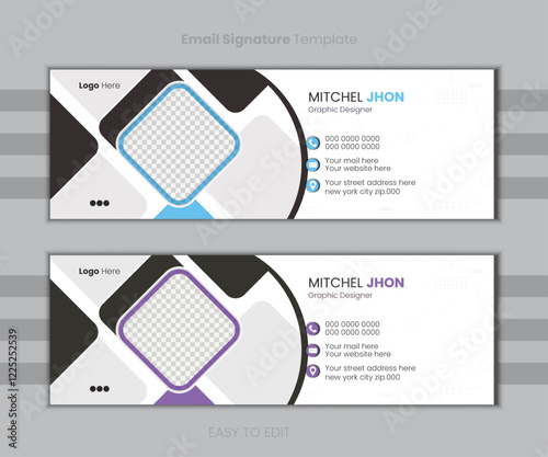 Corporate Email signature and banner template