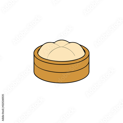 loaf of bread isolated on white