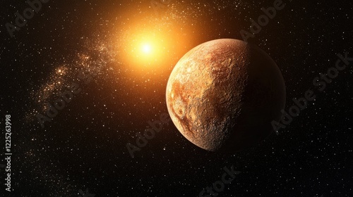 A breathtaking view of Earth from space,