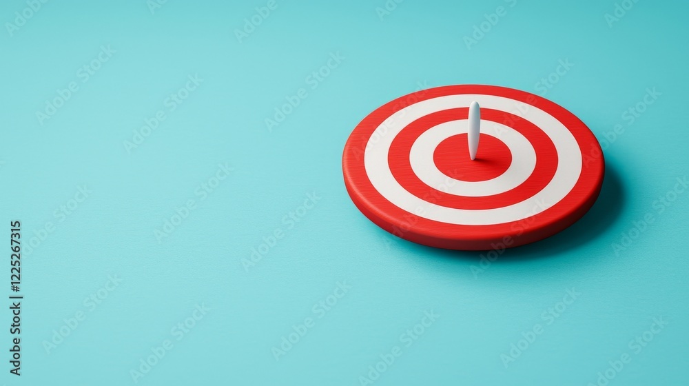 Symbolize of business operations. Target symbol on a blue background. Symbolize of business operations. Target symbol on a blue background.